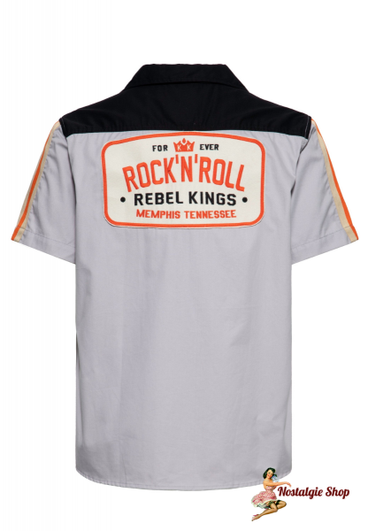 King Kerosin - Racing-Hemd «Rock&#039;n&#039;Roll Rebel Kings»