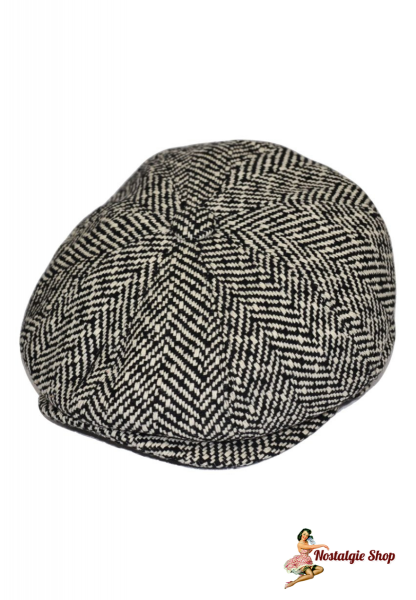 Black newsboy cap online