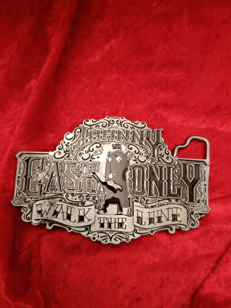 Rumble 59 - Belt Buckle Johnny Cash - walk the line