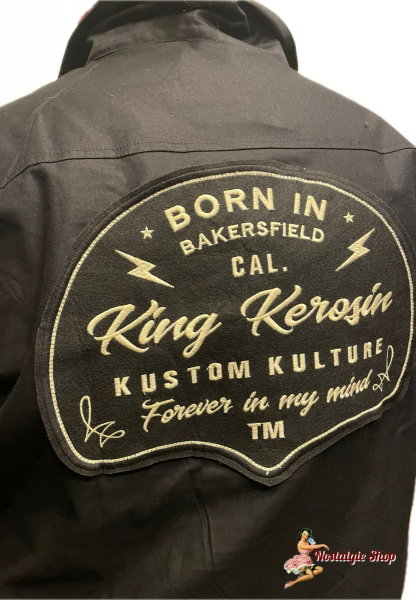 King Kerosin - Herren Worker Racing Hemd &quot;Born in Bakersfield&quot;