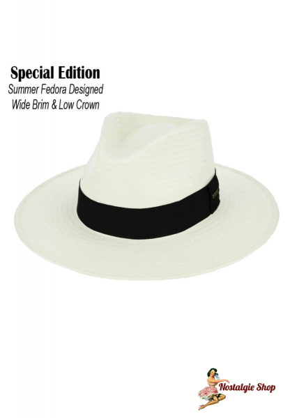 Maz - Special Edition Summer Wide Brim & Low Crown - Cream