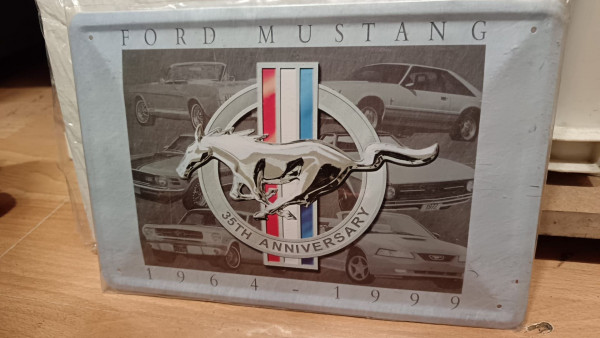 Ford Mustang Blechschild